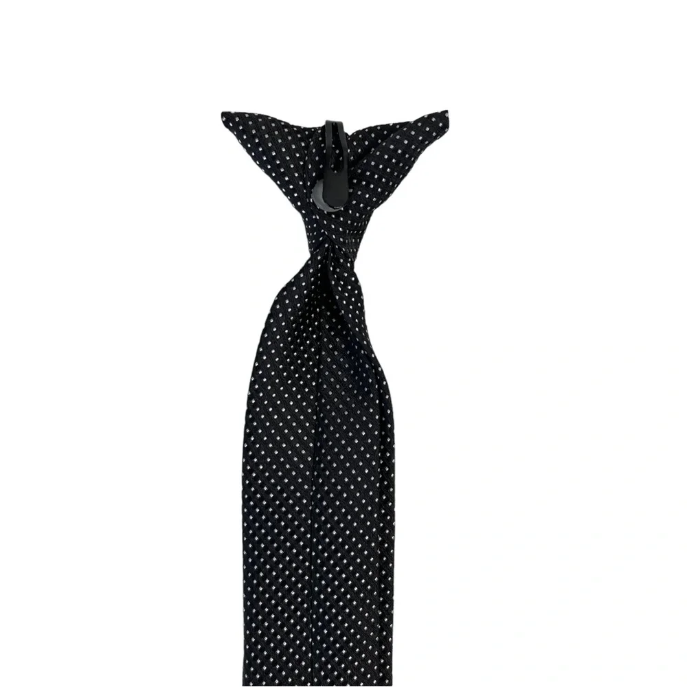 Black with Polka Dot Pre-Tied With Hook On